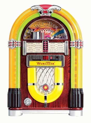 1946 1015 Mini-Bubbler Replica Jukebox With CD Player